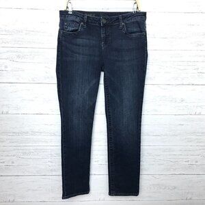Kut From The Kloth Women's Jeans Straight Leg Dark Wash size 8S length 30"